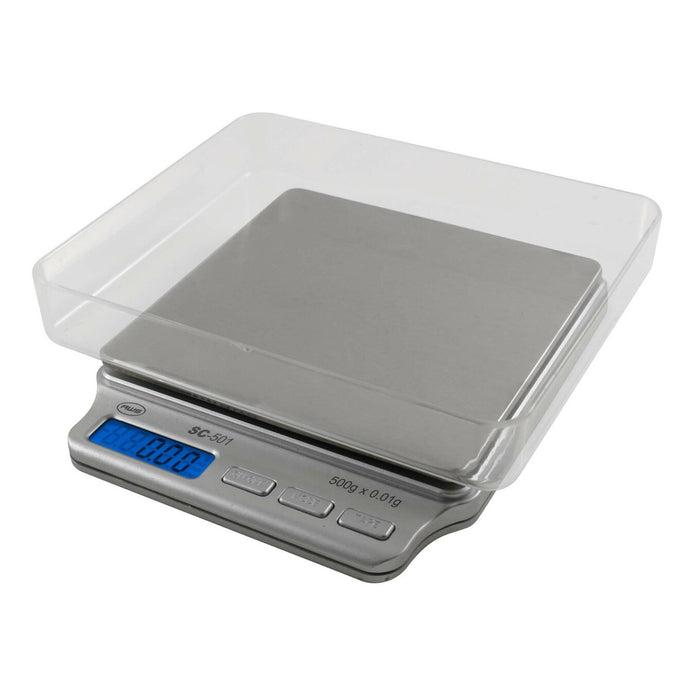 AWS - Large Cover Scale - SC-501 - Precision Digital Pocket Scale 500 X 0.1G