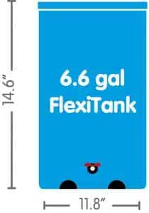 AutoPots FlexiTank 6.6 Gallons / 25 Liters