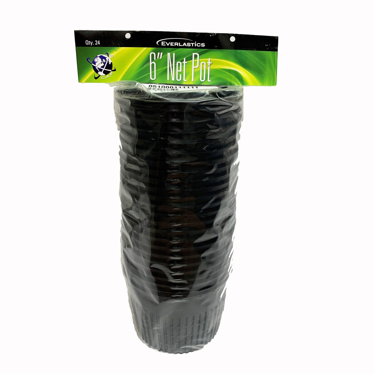24 inch plastic plant pots C.A.P. Everlastics 6" Plastic Net Pots (Pack of 24)