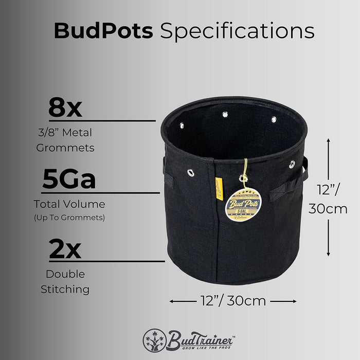 BudTrainer BudPots® 5 Gallon(4-Pack)