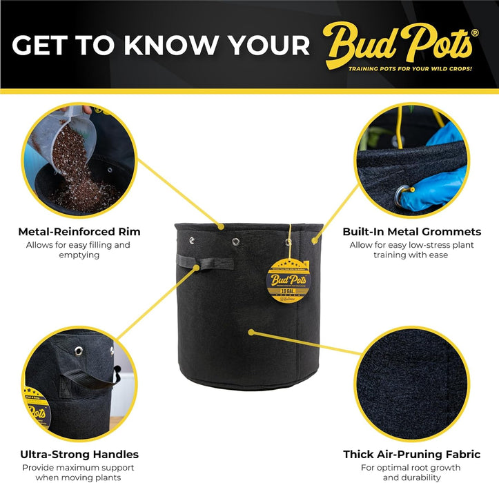 BudTrainer BudPots® 5 Gallon(4-Pack)