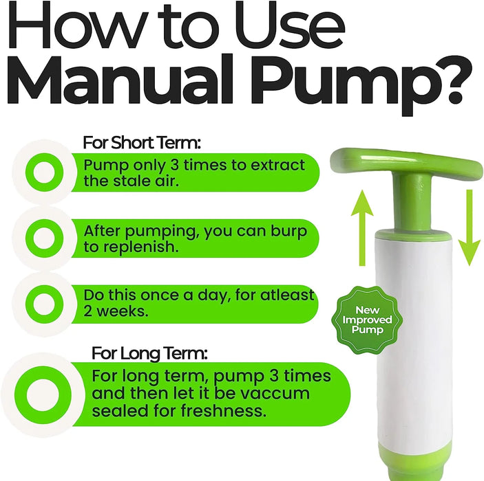 BurpLids® 4 Pack Curing Kit - Includes 4 Lids & Extraction Pump