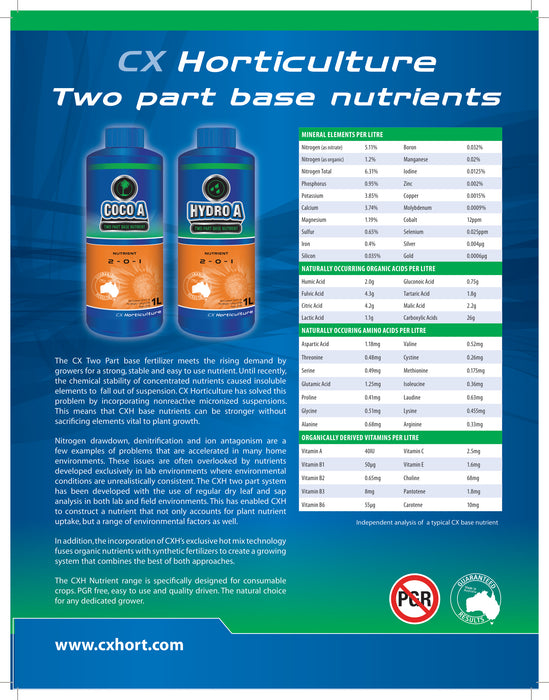 CX Horticulture Coco Base A&B