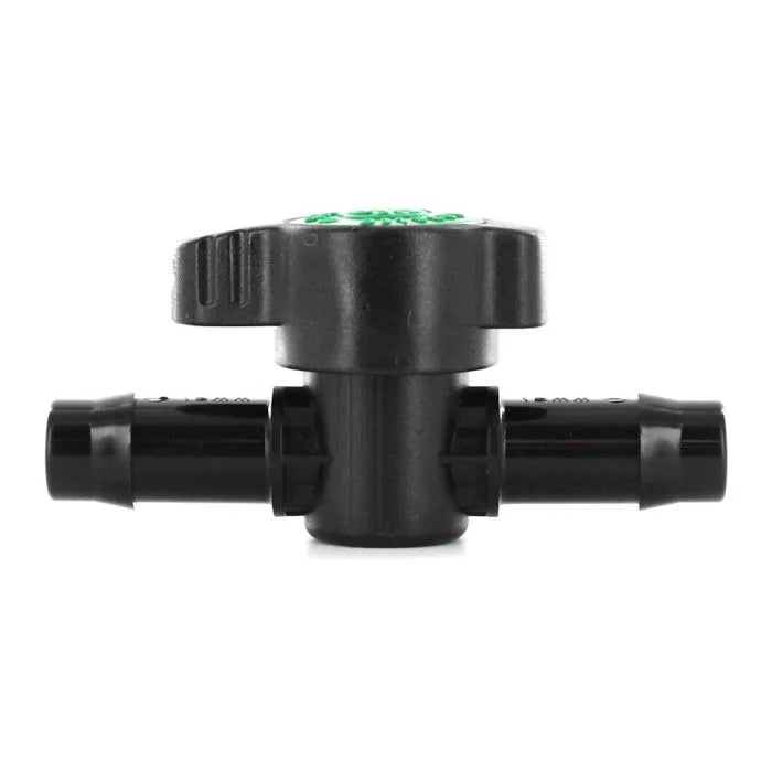 Antelco Green Back Valve 3/4" (21mm) Low-Volume Shut-Off Valve (.810 - .820 tubing)