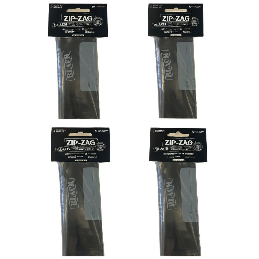 Zip Zag Bag Black Large Smell Proof Reusable Bag - 1/2 lb (40 pack) - CLEARANCE SALE