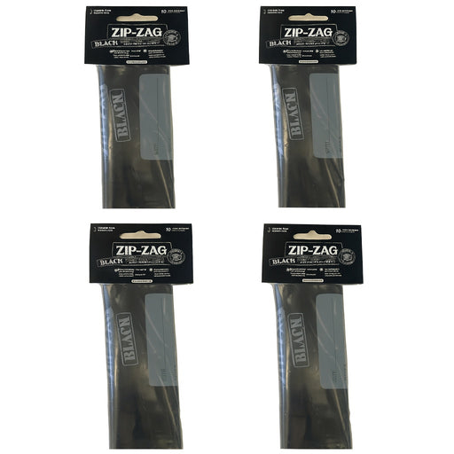 Zip Zag Bag Black Large Smell Proof Reusable Bag - 1/2 lb (40 pack) - CLEARANCE SALE