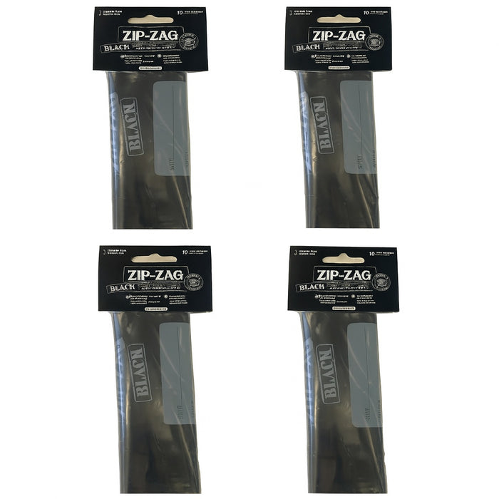 Zip Zag Bag Black Large Smell Proof Reusable Bag - 1/2 lb (40 pack) - CLEARANCE SALE