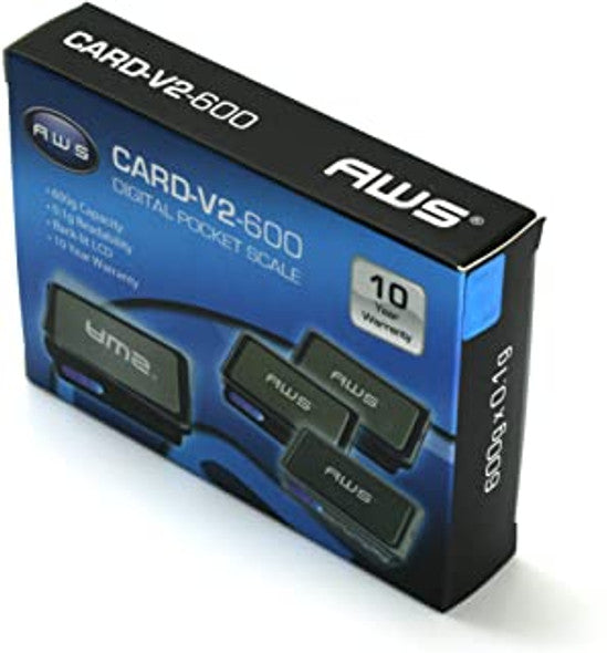 AWS - Card-V2-600 Digital Pocket Scale - 600 X 0.01G