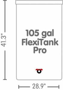 105 gal flexi tank pro specs