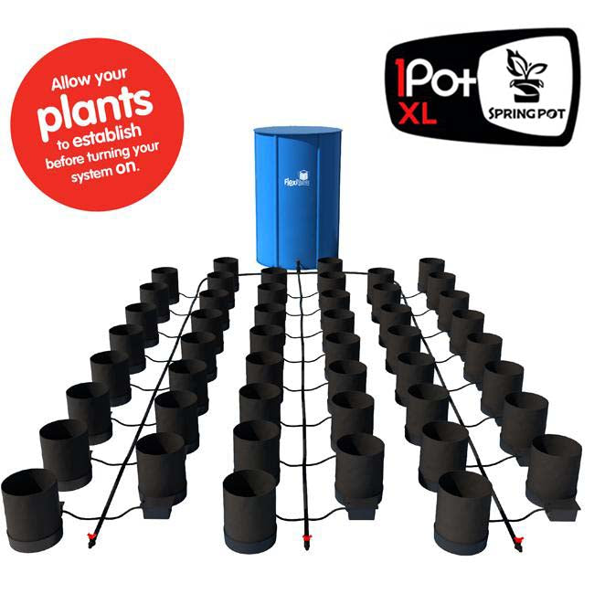 AutoPot Spring Pot 48 System 105 gal Flexi Tank