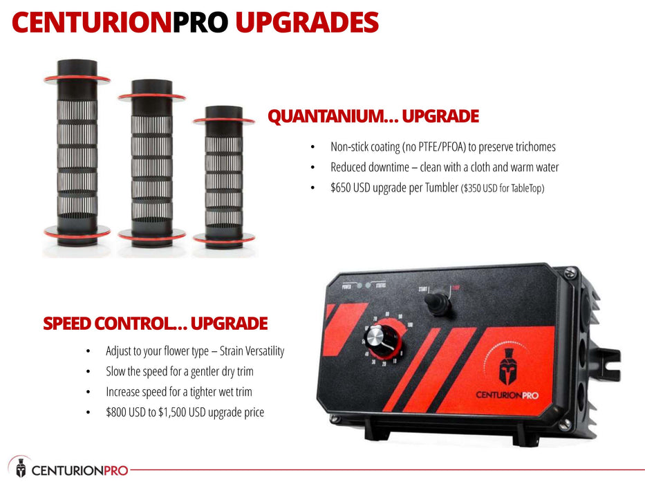 CenturionPro Original Trimmer - NEW-OLD STOCK - with Quantanium Wet Tumbler ONLY - CLEARANCE