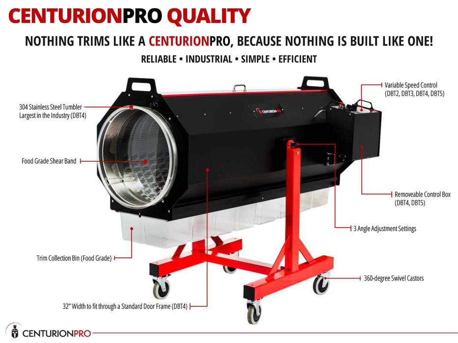 CenturionPro Dry Batch Trimmer - DBT Model 4