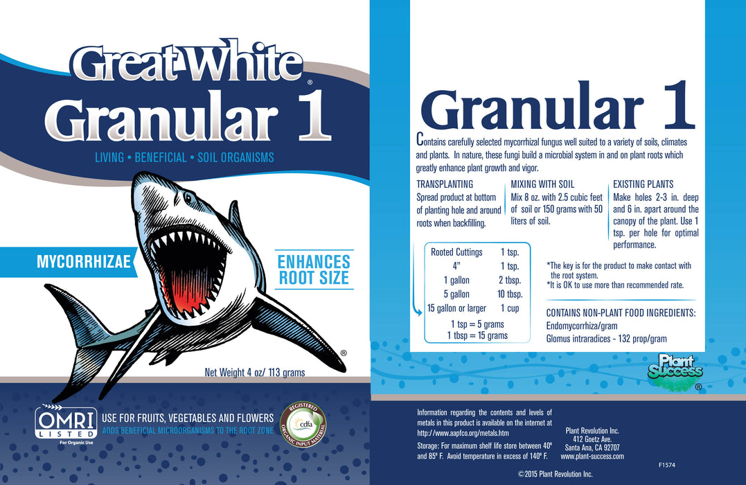 Great White Granular 1 Label