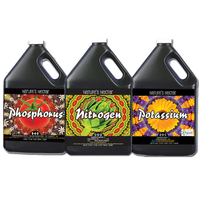 nature's nectar npk trio gallons