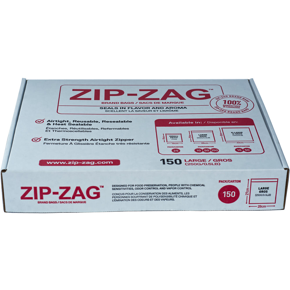 Zip Zag Bag Large Smell Proof Reusable Bag