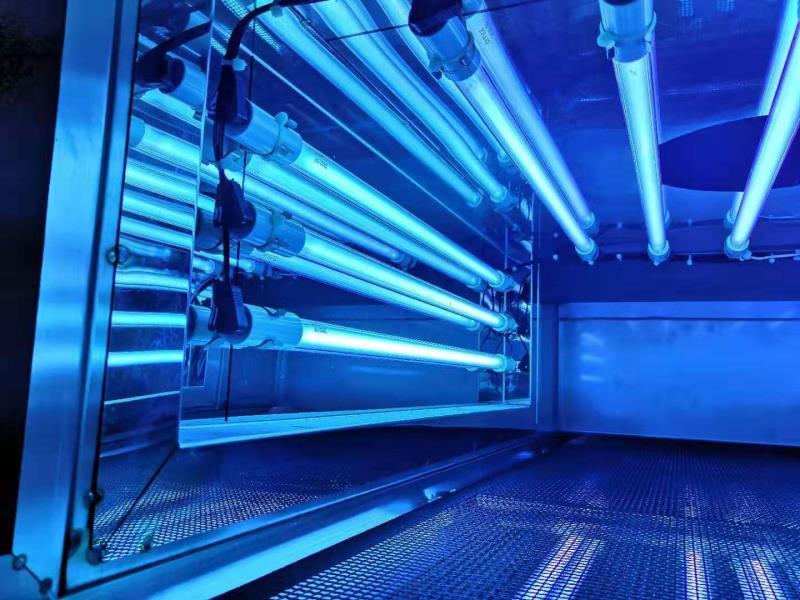 Uv lights store for sanitation