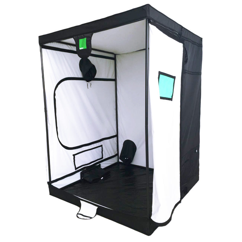 white grow tent BudBox Pro XL Plus White 5' x 5' x 6.6'