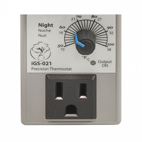 day night temp controller close up