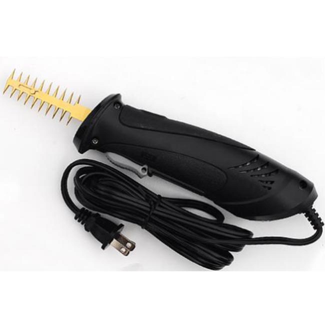 corded trimmer with hammerhead blade