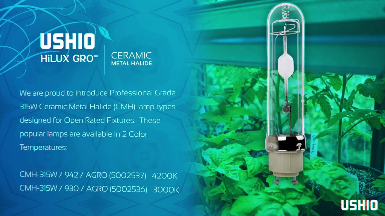 USHIO HILUX GRO™ CERAMIC METAL HALIDE GROW LIGHT