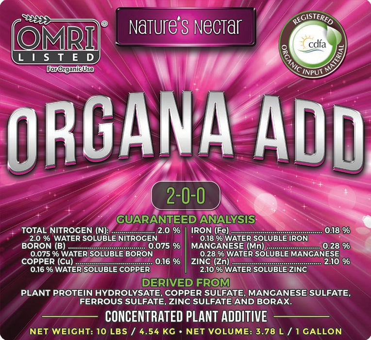 Nature's Nectar Organa Add 2-0-0