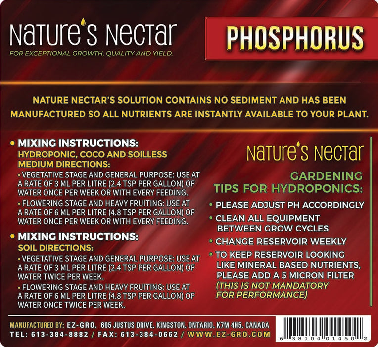 Nature's Nectar Phosphorus 0-4-0