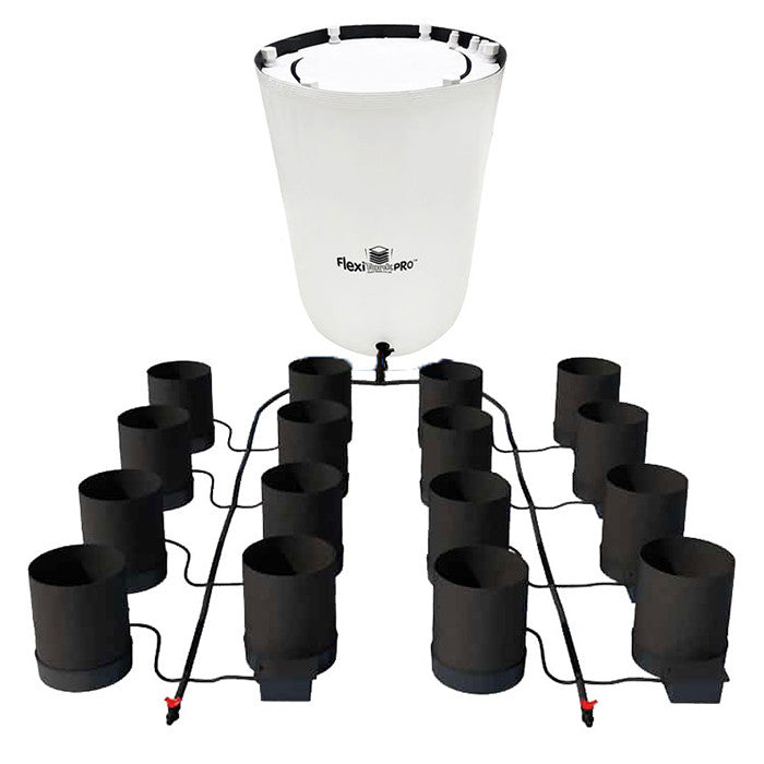 AutoPot XL GeoPot 16Pot System - (3 Gallon or 5 Gallon Pots) with 60 Gallon Flexi Tank