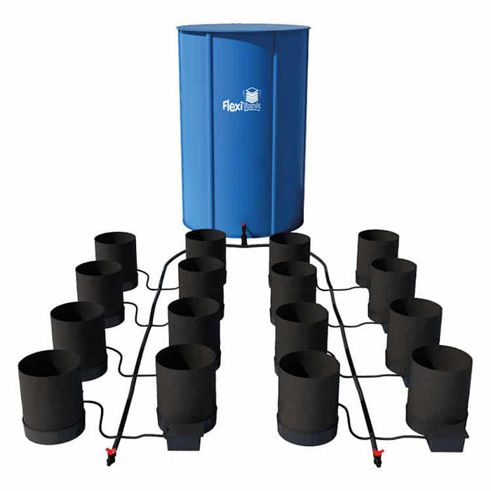 AutoPot XL GeoPot 16Pot System - (3 Gallon or 5 Gallon Pots) with 60 Gallon Flexi Tank