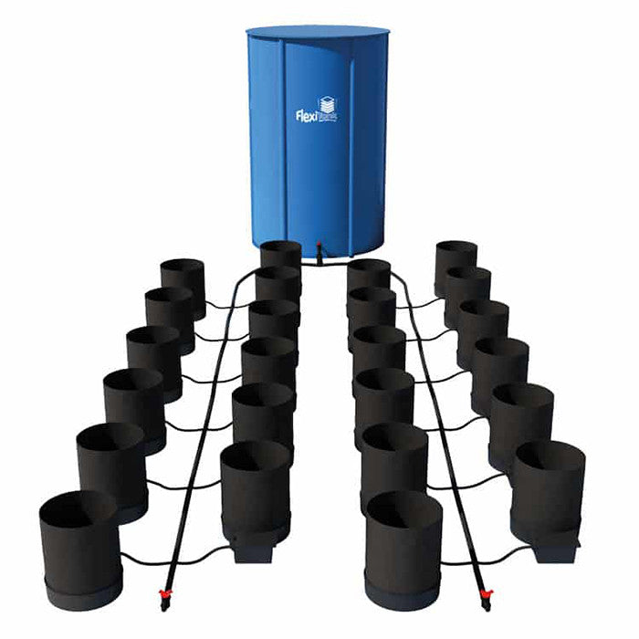 AutoPot XL GeoPot 24Pot System - (3 Gallon or 5 Gallon Pots) with 105 Gallon Flexi Tank