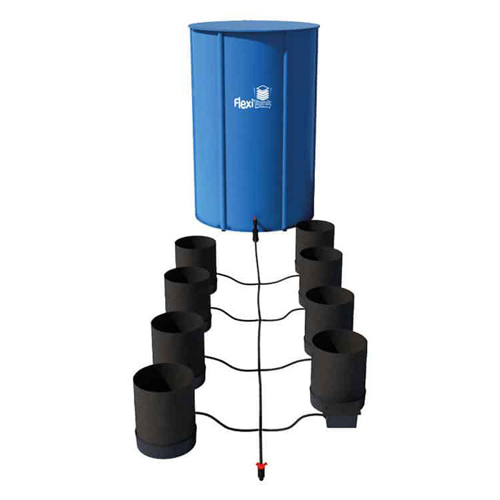 AutoPot XL GeoPot 8Pot System - (3 Gallon or 5 Gallon Pots) with 25 Gallon Flexi Tank