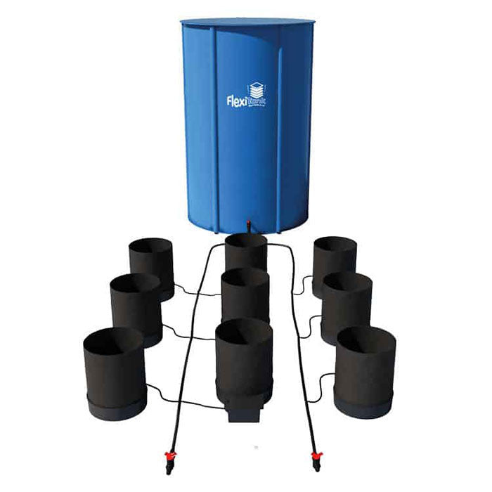 AutoPot XL GeoPot 9Pot System - (3 Gallon or 5 Gallon Pots) with 25 Gallon Flexi Tank