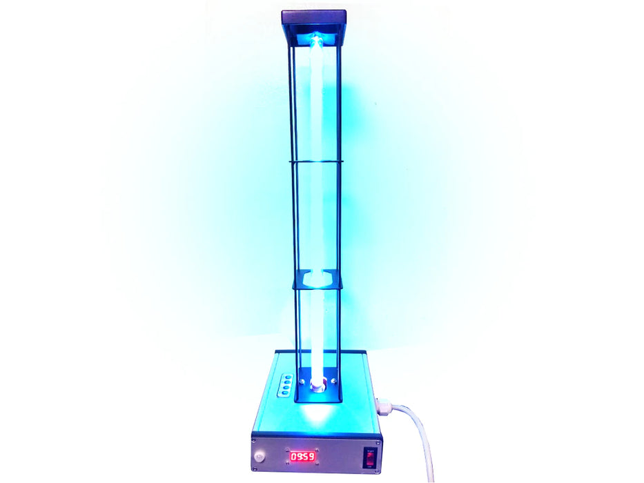 Deluxe Tabletop Dual Motion Sensor GermAwayUV 95 Watt UV-C Surface Sanitizer with Remote Control